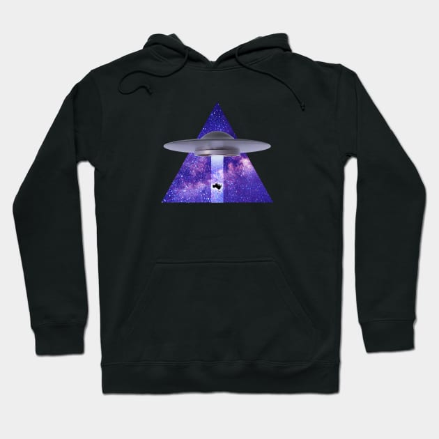 UFO Abduction Hoodie by Weird Science Pod